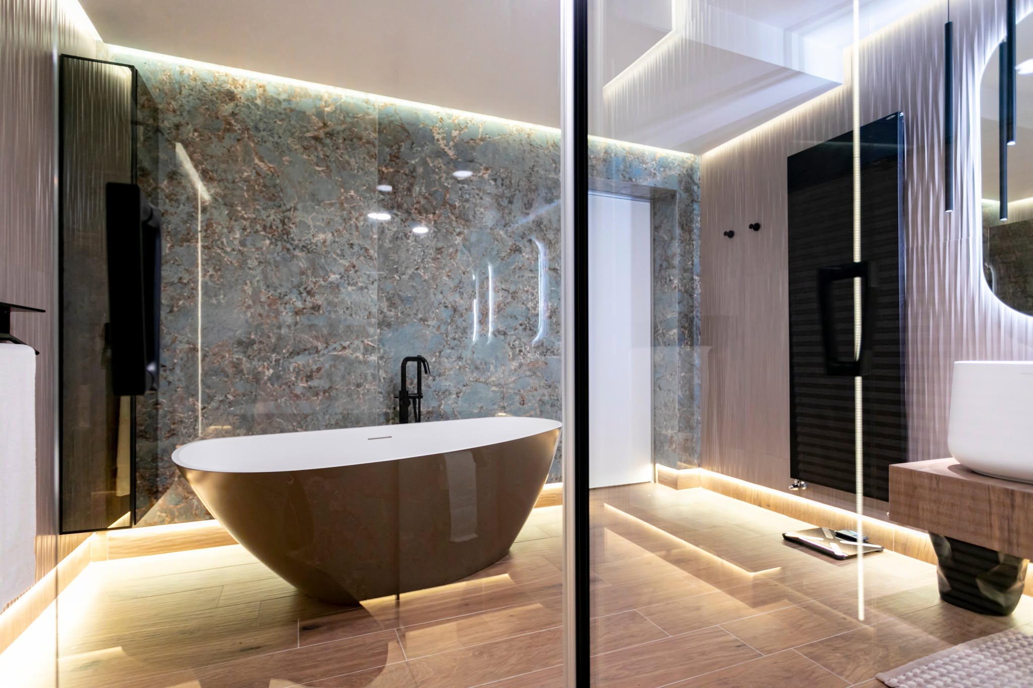 Marble Sanctuary — Master Bath — 3