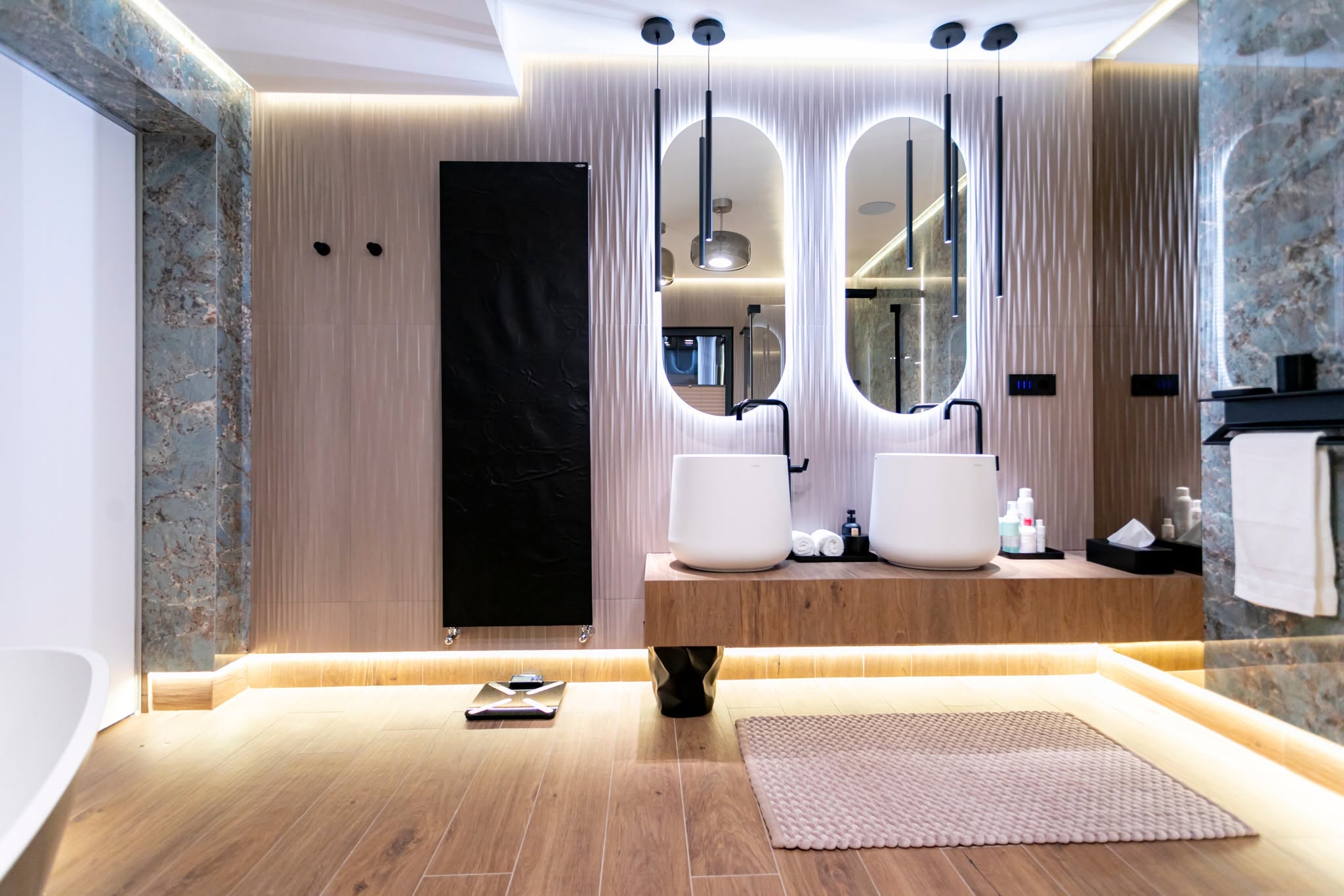 Marble Sanctuary — Master Bath — 4